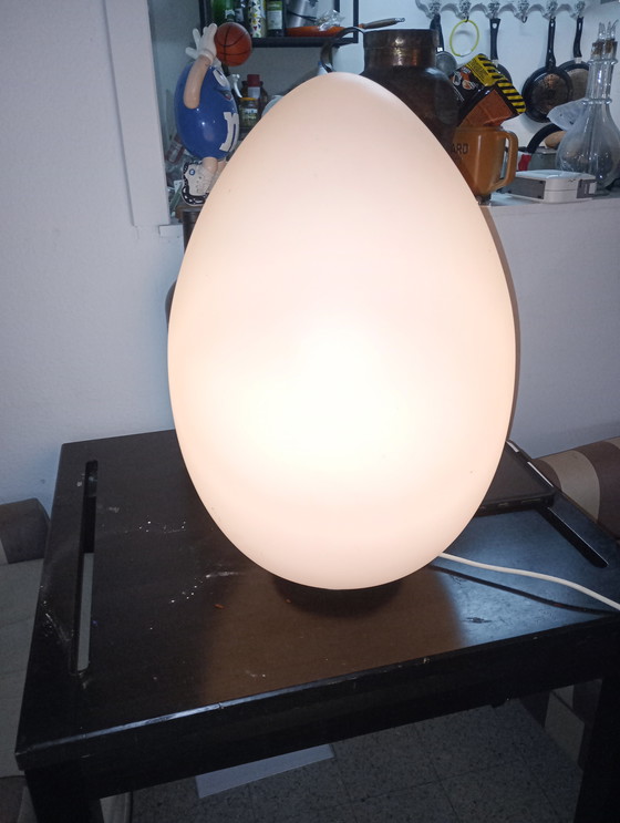 Image 1 of Uovo Fontana Arte egg-shaped Murano glass lamp Ben swilders