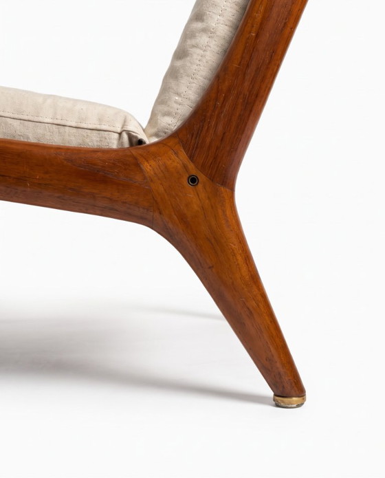 3-seater sofa by Edvard Valentinsen for Fraska - 1960 – 3-5 seaters, Wood (photo 7 of 9)