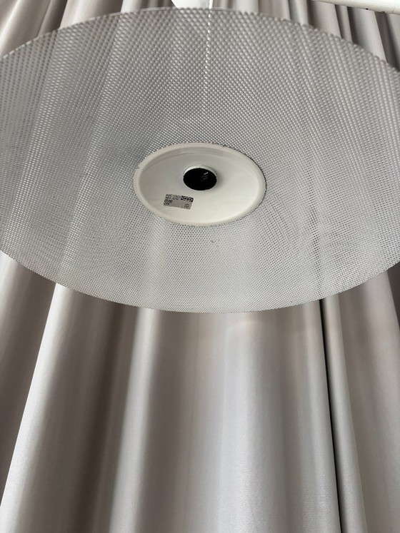 Vintage IKEA LYRIK hanglamp | Geperforeerd zachtroze | 1984 Scandinavisch – Hanglampen, Metal (photo 10 of 13)