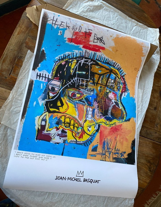 Image 1 of Teschio - Jean-Michel Basquiat - 1981 - Poster 70 x 100 cm