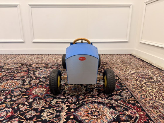 Postmodern Pedal Car by Christophe Gilet for Vilac – Decorative Objects, Metal, Plastic (photo 3 of 10)