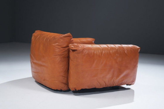 Image 1 of Äußerst seltener, signierter und originaler Marenco Lounge Chair von Mario Marenco für Arflex.