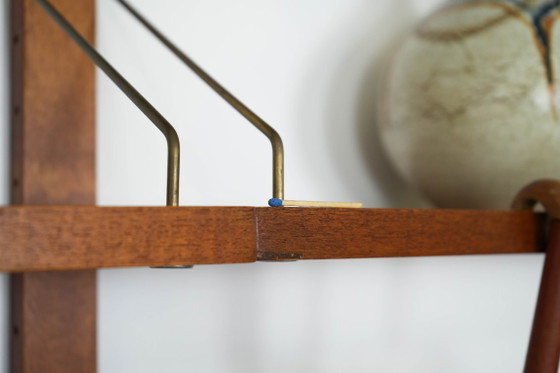 Teak modulair rekkensysteem van Kjell Riise, Brødrene Jåtog Møbelfabrikk, Noorwegen, jaren 60 – Wandrek (photo 14 of 24)
