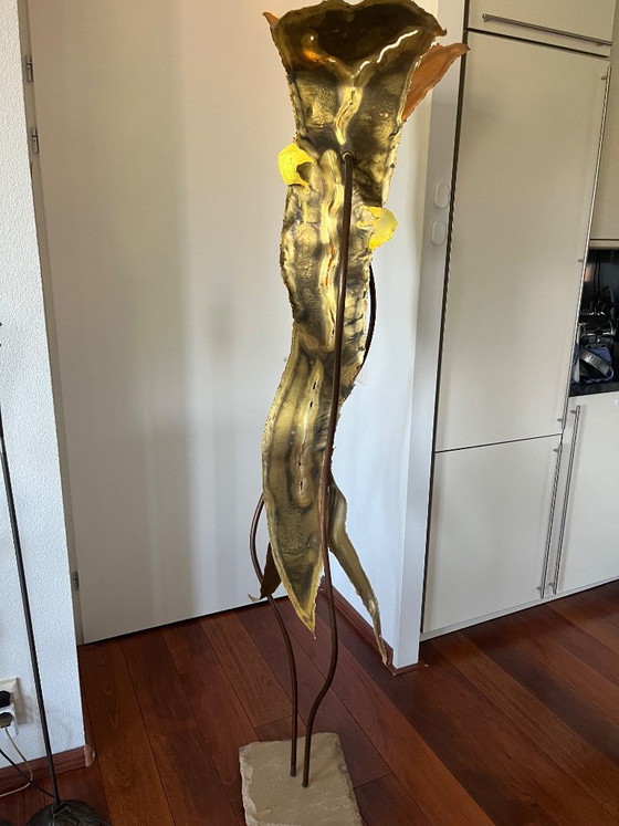 Kunstobjekt mit Beleuchtung – Bildhauerei, Copper, Brass (photo 7 of 14)