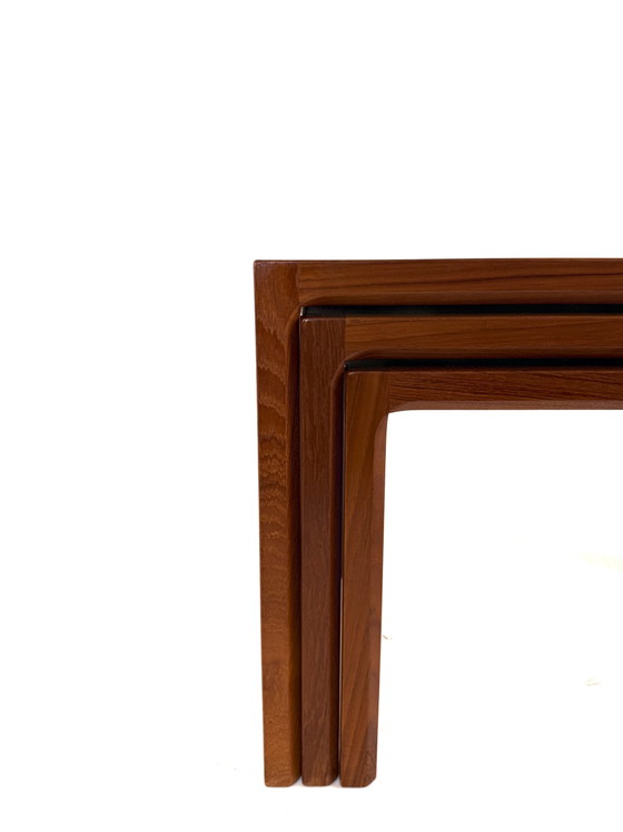 Image 1 of Vintage teak nesting tables, Kai Kristiansen ‘60