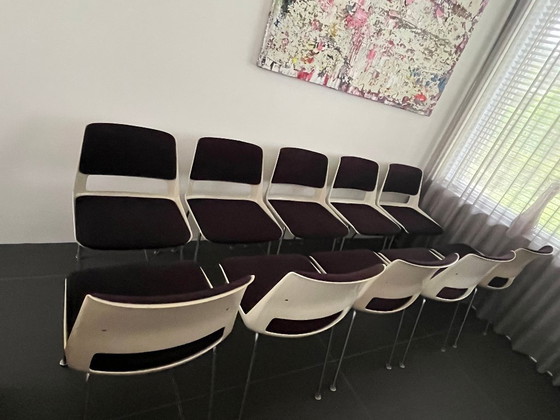 10x Gispen A.R. Cordemeyer Chairs – Dining chairs, Metal, Plastic (photo 4 of 5)