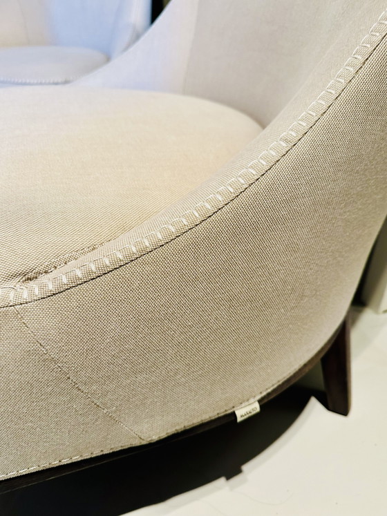 Ensemble Maxalto Febo en lilas très clair par Antonio Citterio – Fauteuils, Wood, Textile (photo 13 of 15)