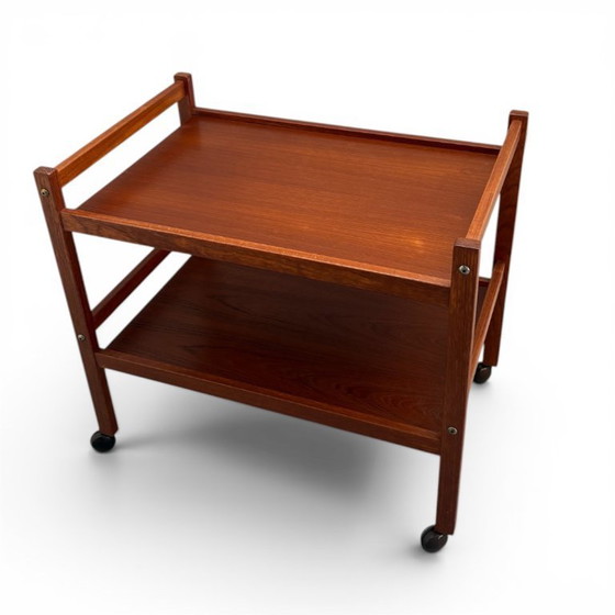 Image 1 of Vintage Deense trolley / bijzettafel, BRDR Furbo