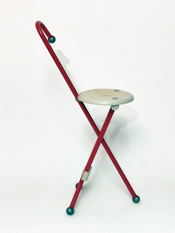 Tabouret Ivan Loss Italie – Ivan Loss voor Centroform, Plastic, Metal, Vintage (photo 3 of 14)