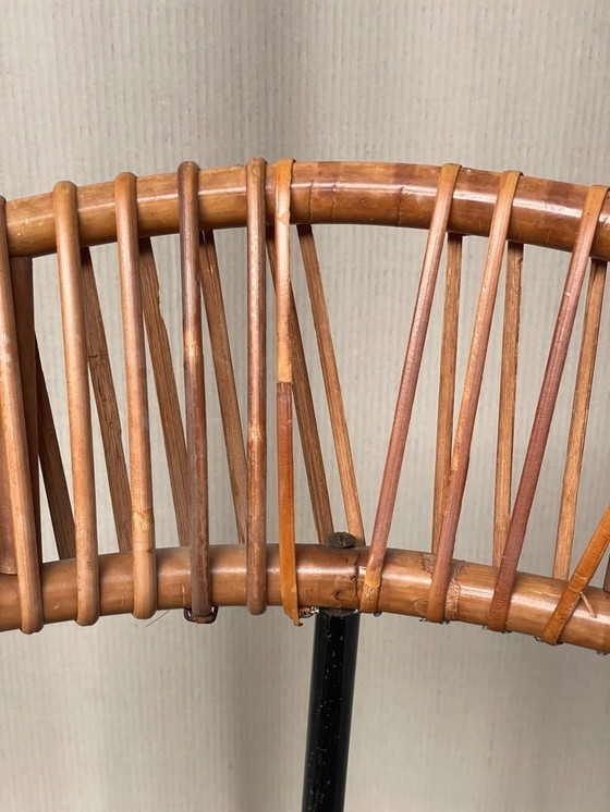 Image 1 of Vintage Dirk Van Sliedregt - Jonkers Noordwolde Rattan Chair