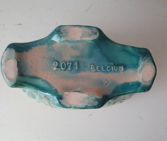Image 1 of Jardinera Art Deco Faïenceries de Thulin – modelo 2071 – modelo de catálogo – ca. 1935