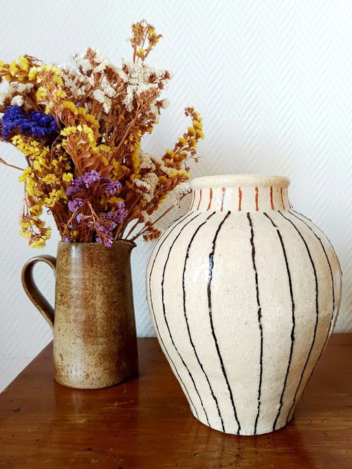 Brutalist ceramic Vase
