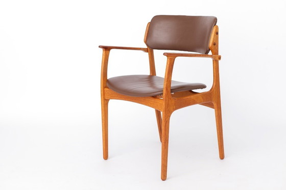 Image 1 of Vintage Erik Buch Model 49 Armchairs in Teak, Denmark 1960s – Set of 2 Danish Mid Century Dining Chairs