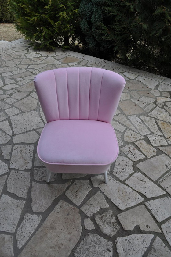 Mid-Century Red Cocktail Armchair, 1950s – Mid Century Modern (photo 3 of 6)