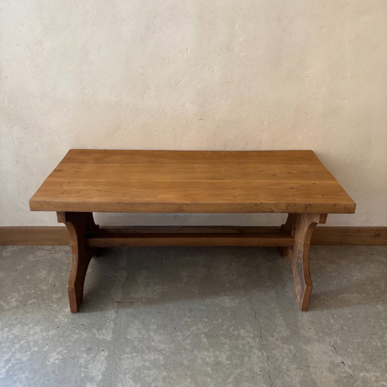 Image 1 of Mesa de centro de roble sin tratar
