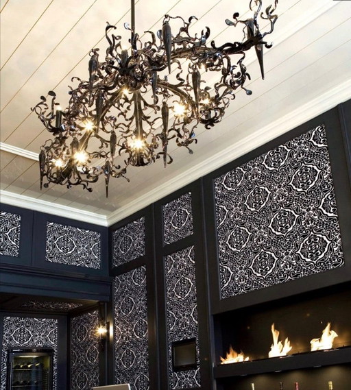 Brand van Egmond Flower Power Chandelier black