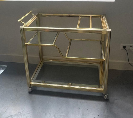 Image 1 of Elegante carrito de servicio para bar - Pierre Vandel