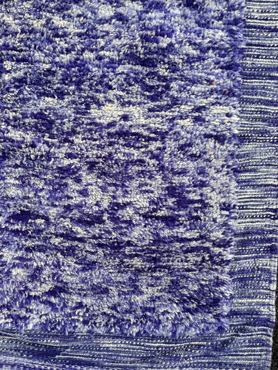 Image 1 of Purple Moroccan Modern Wool Rug 210X310 Cm