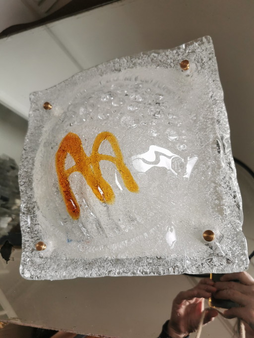 Applique da parete vintage Mazzega