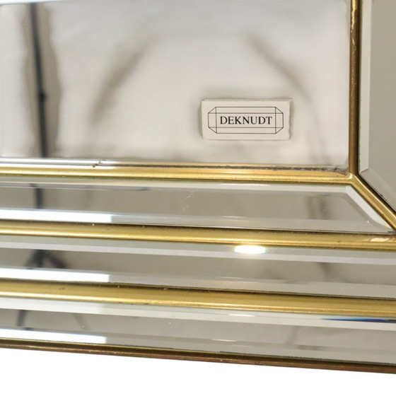 Image 1 of Zeldzame Design Spiegel met Console Zilver Goud Deknudt
