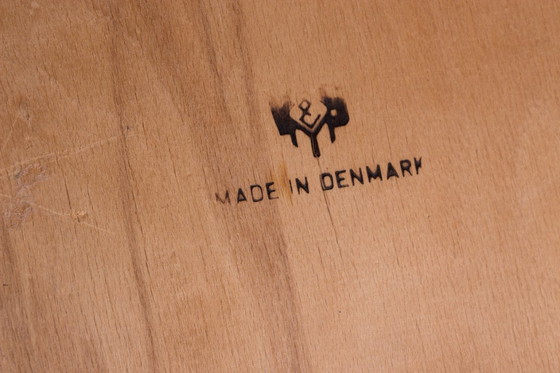 Image 1 of Serie di 4 sedie danesi in palissandro e skai nuovo di Henning Kjaernulf per Vejle Stole 1960.