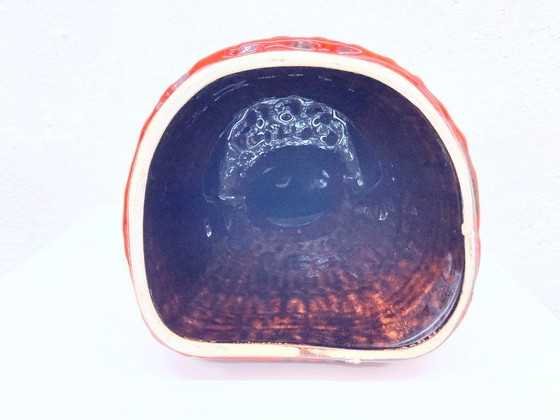 Image 1 of Ceramic figurine woman with basket Bodo Mans Bay ceramics 60s 70s