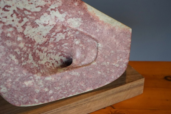 Image 1 of Abstract Stone Sculpture in the style of Barbara Hepworth. 1970s