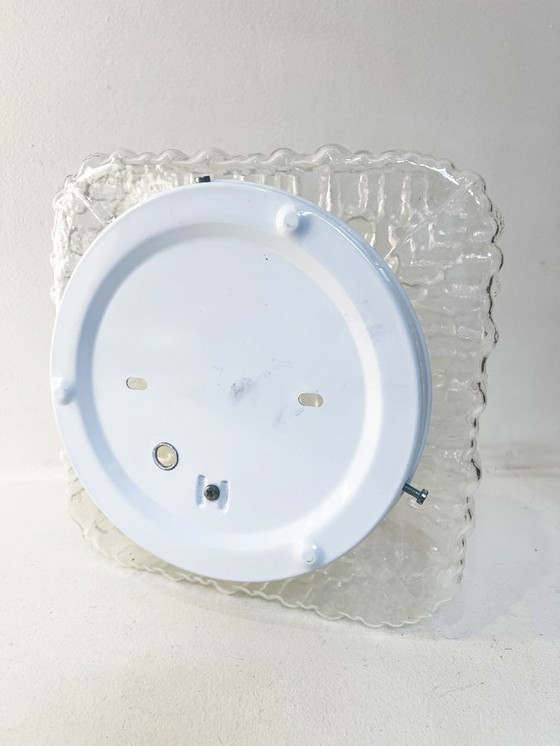 Image 1 of Plafonnier Verre Moulé, 1970