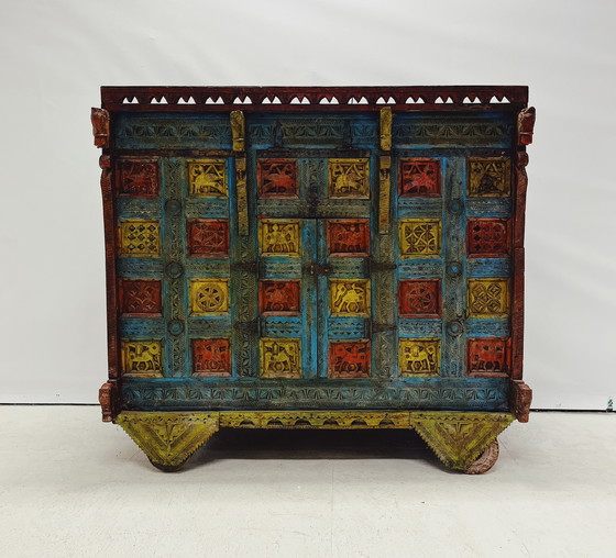 Image 1 of Antique Bridal Chest from India