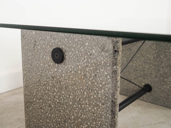 Image 1 of Glazen salontafel, Italiaans design, jaren 60, gemaakt in Italië.