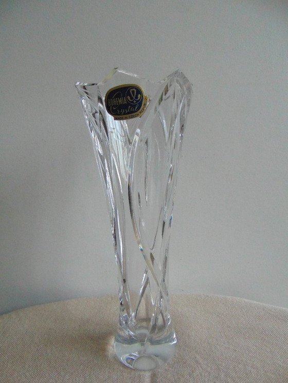 Image 1 of Geslepen vaasje Bohemia Crystal