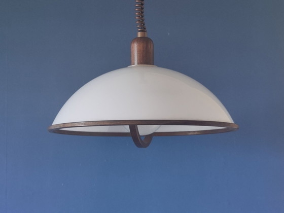 Lampada a sospensione Space Age Steinhauer – Lampade a sospensione, Plastica, Legno, Vintage (photo 12 of 15)