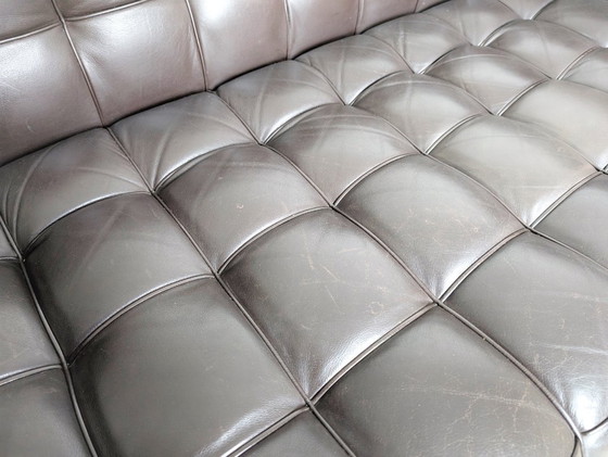 Image 1 of Sofá original Wittmann Kubus Josef Hoffmann Sofá de cuero marrón