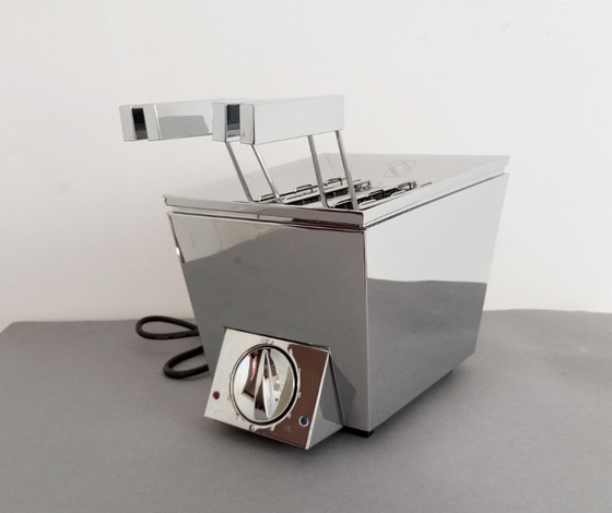 Image 1 of Luca Trazzi 'Cube' industrial/postmodern toaster - Vica Versa Italia 1990s RRR
