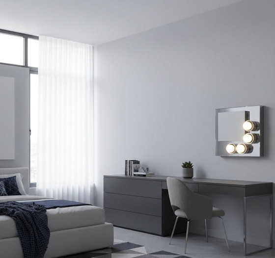 Image 1 of Italienische Wand- oder Deckenleuchte im Space-Age-Stil von Veca. Mid-Century-Design.