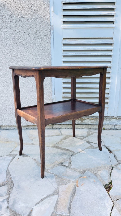 Carrello bar vintage con gambe curve
