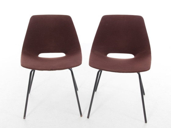 Image 1 of Paar Stühle "Tonneau" 1965 Pierre Guariche