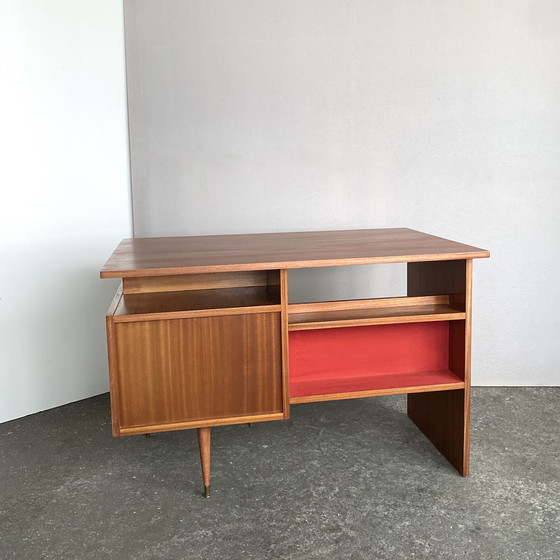 Image 1 of Mahogany Desk, 1950, Restored