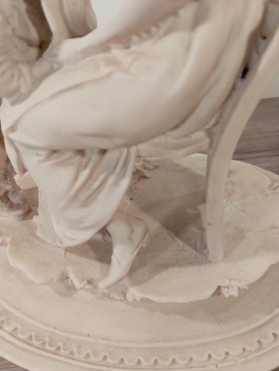Image 1 of Rare sculpture la leçon LG BENACCHIO triade signature et logo ancre excellent etat
