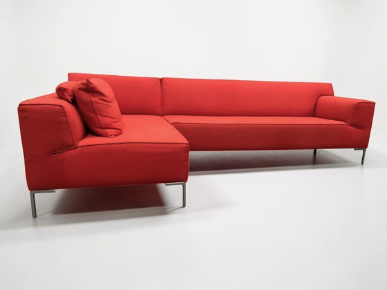 Image 1 of Diseño del sofá esquinero Bloq de serie – Rojo Ploegwol