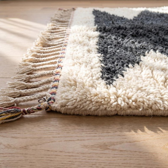Azilal Handgefertigter Wollteppich 100/250 cm – Teppiche & Läufer, Wool (photo 7 of 7)