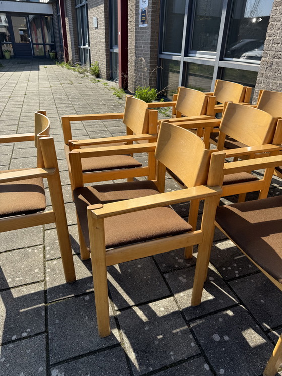 Image 1 of 10 sedie vintage in compensato anni '80