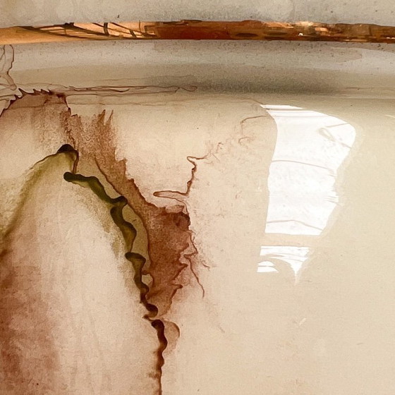 Set di 2 lampade da soffitto vintage con motivo marmorizzato, anni '60 – Lampade a sospensione, Glass (photo 7 of 9)