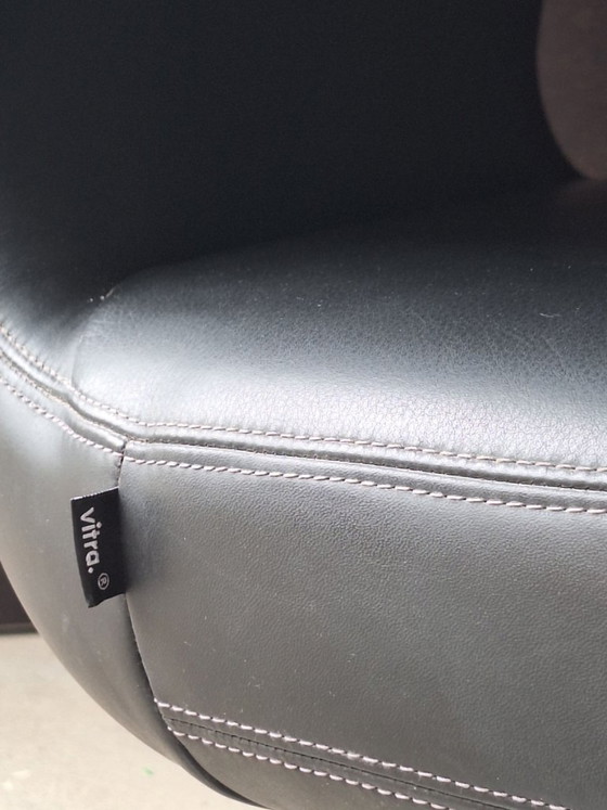 Vitra Petit Repos Schwarz/Braun Leder von Antonio Citterio – Sessel, Leather (photo 4 of 9)
