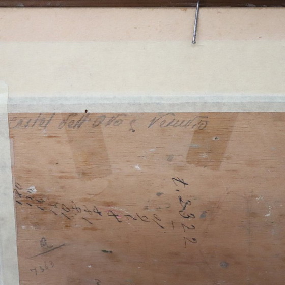 Image 1 of Gulf of Naples with Fishermen Signed R. Leone, Oil Painting on Board, Italy Early 20th Century