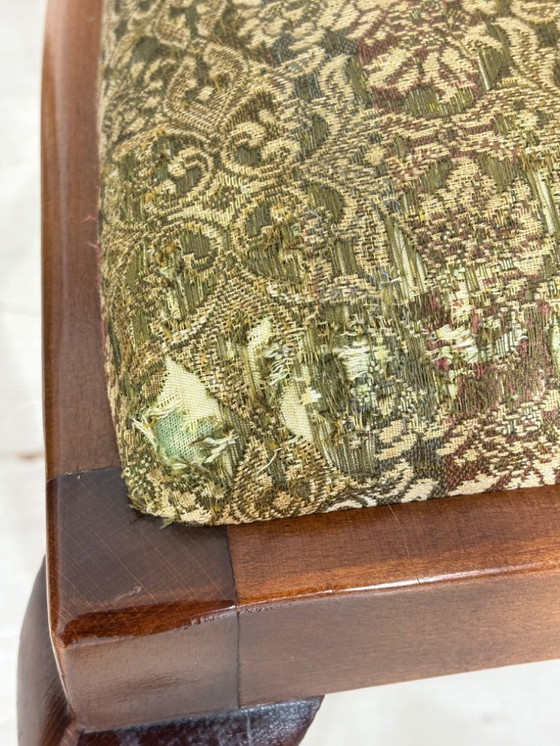 Image 1 of 4x Chippendale eetkamerstoelen, keukenstoelen, vintage stijl