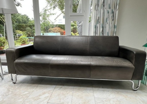Gispen Sofa 441 B3 – 3 5 zitsbanken, Metal, Leather