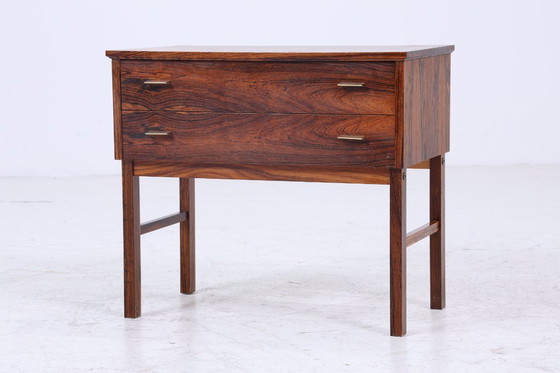 Image 1 of Vintage ladekast | Mid Century laden nachtkastje | Retro jaren 60 palissander opbergmeubel #07-44