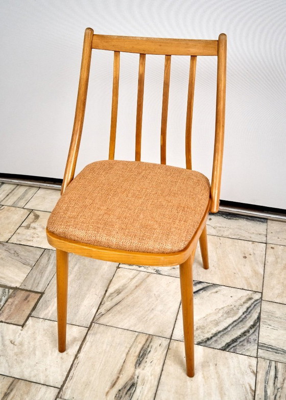 Image 1 of Set van 3 eetkamerstoelen van A. Suman, jaren 60, Tsjechoslowakije