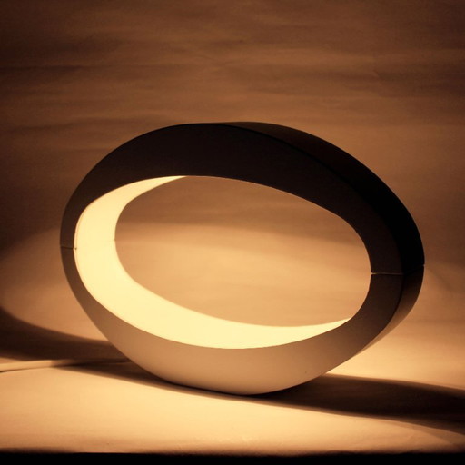 Vintage "Berio" White Lamp – Massive Belgium